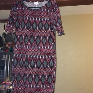 LuLaRoe Julia dress - size small